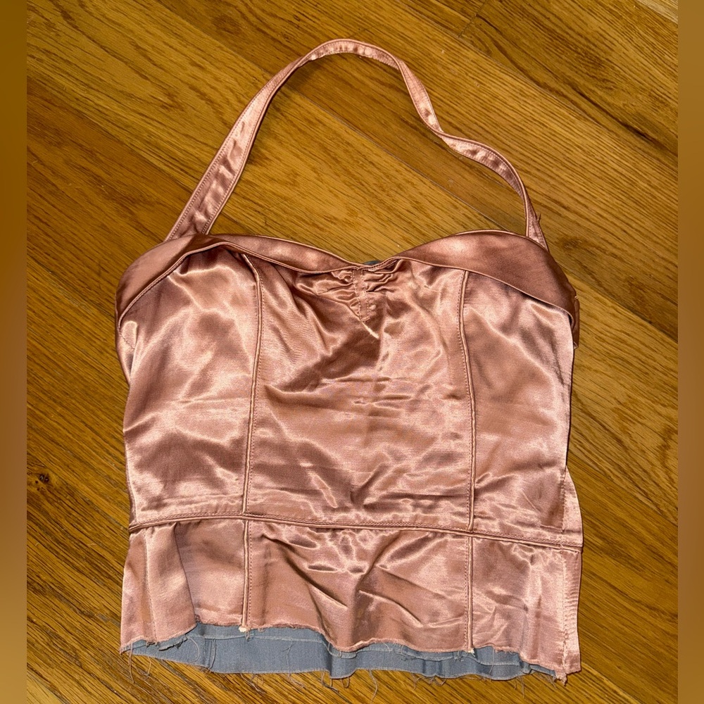 Vintage designer corset top